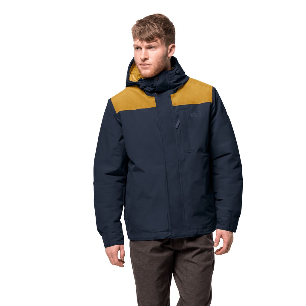 Jack Wolfskin OAKWOOD μπουφαν χειμερινα ανδρικα μπλε | GR7500229